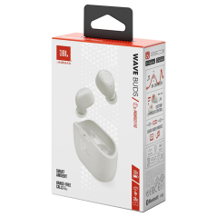 Écouteurs sans fil JBL Wave Buds - JBLWBUDSWHT - Blanc — JBL · Smarty Paris 18e